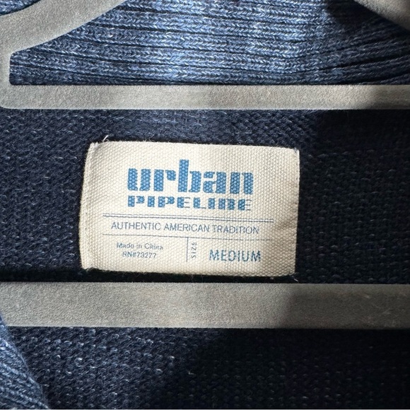 Urban Pipeline Mens Turtle Neck Sweater Blue Casual Long Sleeve Size Medium - Picture 4 of 5